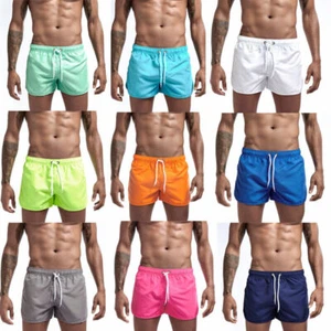 Mens Swimming Board Swim Shorts Trunks Swimwear Beach Surfing Casual Pants - Picture 1 of 21