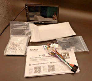 ATOTO F7WE 7inch Touchscreen Double DIN Car Stereo, Wireless CarPlay & Wireless - Picture 1 of 8