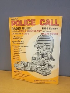 Radio Shack Police Call Radio Guide 1992 Edition Volume 7- Radio Codes TX Tn OK - Picture 1 of 11