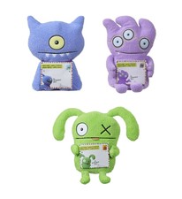 (3) NWT Ugly Dolls Surprise Inside Plush: Ugly Dog, Tray & Ox