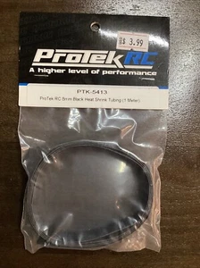 ProTek 8mm Black Heat Shrink Tubing ( 1 Meter ) PTK-5413 - Picture 1 of 2