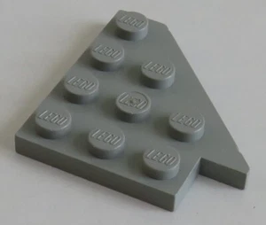 LEGO - Platte / Wedge Plate 4 x 4 rechts, hellgrau # 3935 - Bild 1 von 1