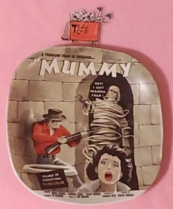 MUMMY 8" X 8" DINNER DECORATIVE PLATE HALLOWEEN MONSTER MULBERRY HOME COLLECTION - Picture 1 of 3