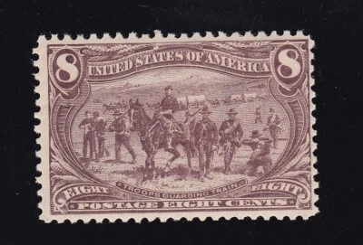 US 289 8c Trans-Mississippi Unused F-VF OG NH SCV $450 (BB7) - Image 1 of 2