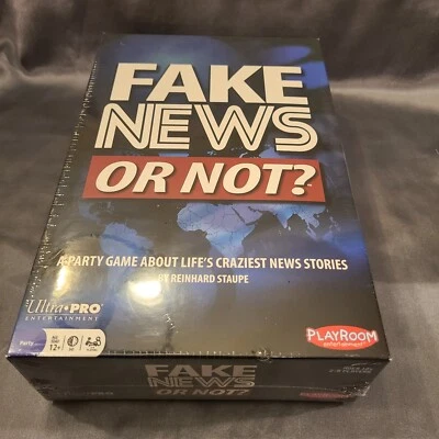 Fake News or Not Party Game 2nd Edition 2018 Sealed Ultra Pro Playroom New Gift - Image 1 of 4