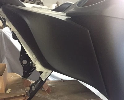  Paneles de relleno de cubierta lateral pop-on 6" estirados - excavadora Harley Touring Foto 1 de 2