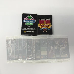 1995 Tombstone Pizza Classic Quarterback Series Football Cards 2 Boxes & Packs - Picture 1 of 2