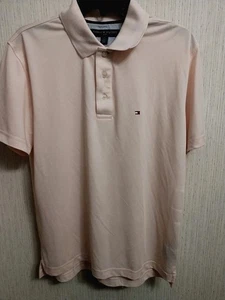 Tommy Hilfiger Golf Herren Kurzarm Hellrosa Medium Polo - Bild 1 von 4