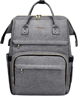 LOVEVOOK Laptop Rucksack Damen 17 Zoll, Wasserdichte Rucksäcke Studenten Mit Hen - Bild 1 von 4
