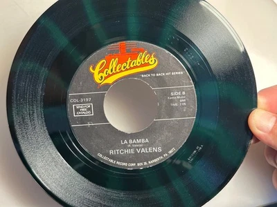 Ritchie Valens / La Bamba & Donna / ERROR Black and Green vinyl / 45rpm / NM- - Image 1 of 4