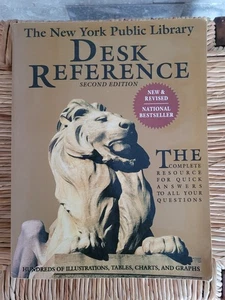 The New York Public Library Desk Reference Second Edition softcover book - Picture 1 of 2