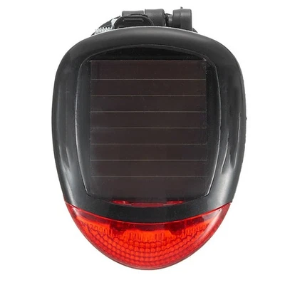 Eco friendly Solar Powered Clip on LED Taillight for Cycling 3 Modes Red Light - Image 1 of 4