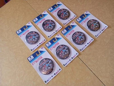 Lot Of 7 Vintage Dale Earnhardt and Richard Petty 7 Time Champions Wincraft Pins - Image 1 of 2