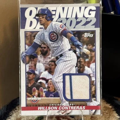Willson Contreras 2022 Topps Opening Day Jersey Relic #ODR-WC Chicago Cubs - Image 1 of 2