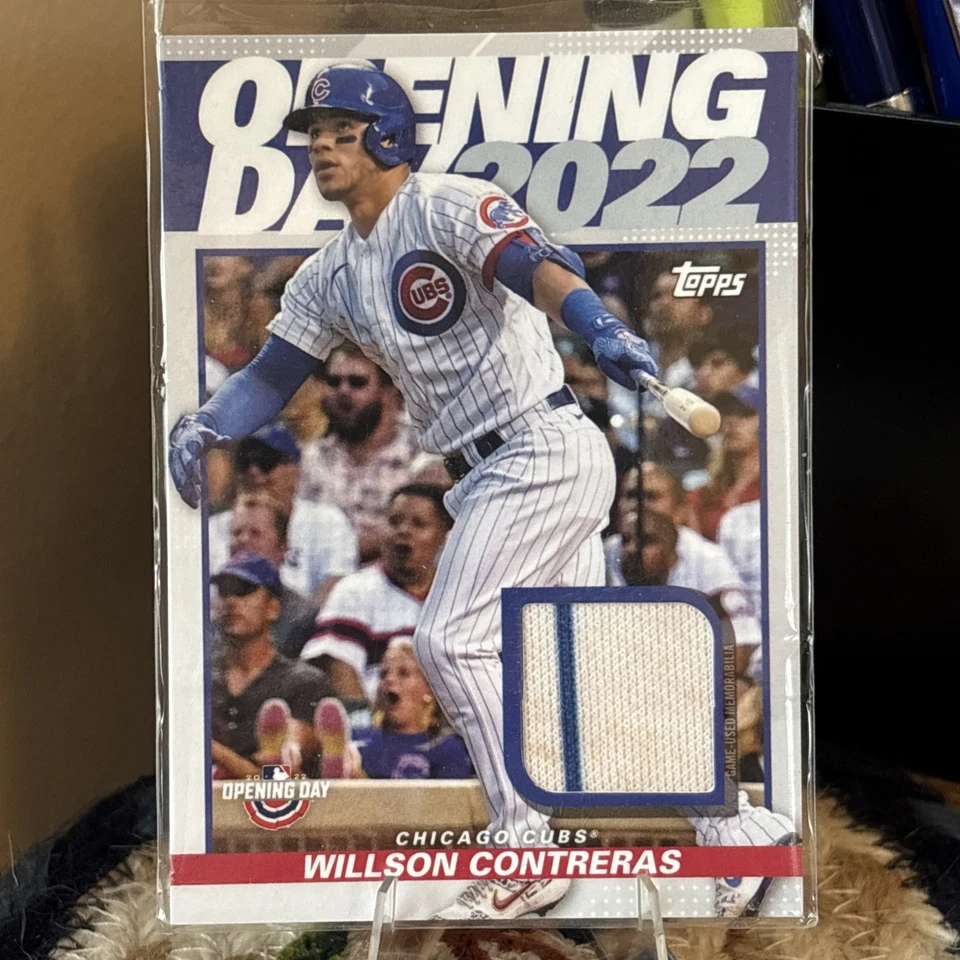 Willson Contreras 2022 Topps Opening Day Jersey Relic #ODR-WC Chicago Cubs - Image 1 of 2