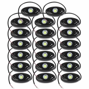 20Pods Green Rock LED Lights For Jeep Boat Offroad Truck UTV ATV Underbody Lamp - Picture 1 of 11