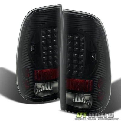 [Black Out] Fits 97-03 Ford F150 99-07 F250 Superduty Led taillights Taillamps - Image 1 of 4