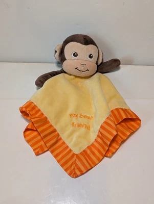 Manta de seguridad suave para bebé Garanimals Lovey felpa mono satinado mi mejor amigo  Foto 1 de 4