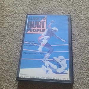 I Like to Hurt People Pro Wrestling DVD Andre The Giant,the Shiek,nwa,wwwf,wwf - Picture 1 of 3