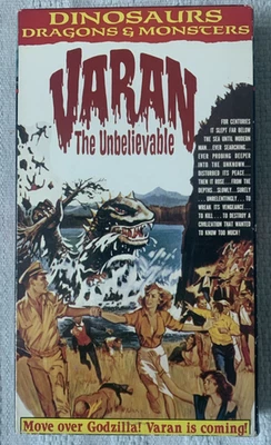Varan The Unbelievable VHS Dinosaurs Dragons & Monsters Foto 1 de 4