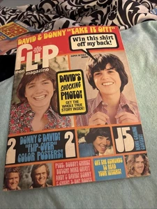 September 1972 Flip Teen Magazine Donny Osmond David Cassidy - Picture 1 of 2