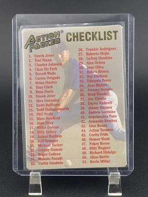 1995 动作包装 #83 Derek Jeter 新秀纽约洋基队卡 (RC) — 第 1/2 张图片