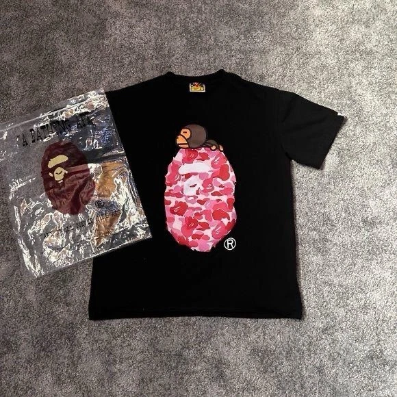 Мужская футболка Bape из хлопковой смеси - Изображение 1 из 1