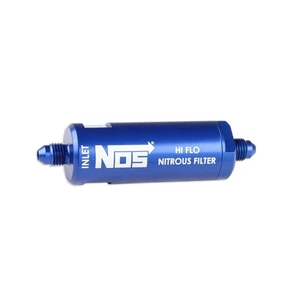 15551NOS NOS In-Line Hi-Flow Nitrous Filter, 4AN - Blue - Picture 1 of 8