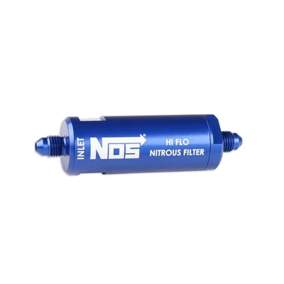 15551NOS NOS In-Line Hi-Flow Nitrous Filter, 4AN - Blue - Image 1 of 4