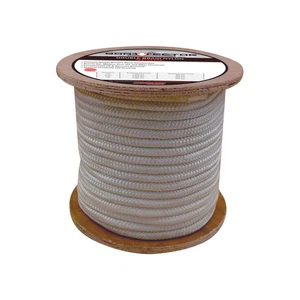 Extreme Max 3006.2174 Double Braid Nylon Rope-1/4"x600',White - Imagen 1 de 1