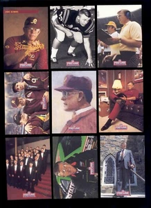 Juego de 9 cartas 1992 Pro Line Profiles Joe Gibbs Convención Nacional de los Redskins - Imagen 1 de 2