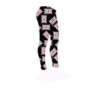 Enfants / Filles Union Jack UK Drapeau Patch Motif Leggings Taille 5 -12 Ans
