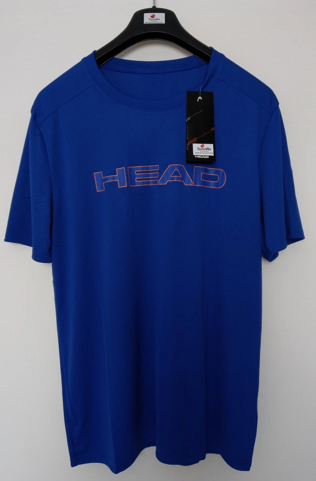 Statt 30€*: HEAD Basic Tech Funktionsshirt für Herren blau - Tshirt Topqualität