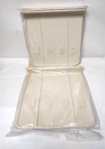 2 PAIRS of AMC Jeep OEM Rear mud flaps Splash Guards White NOS Part No. 8997183 - Bild 1 von 5