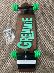 70s Style Skateboard Gremmie Complete Heavy Duty Wood Thick Nos 29”x 8.25” Shark - Bild 1 von 9