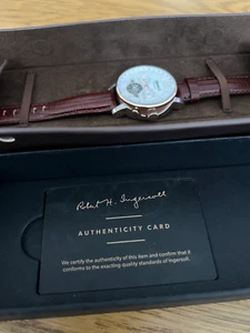 Ingersoll The Grafton Automatic White Dial Brown Leather Strap Watch I00701B - Picture 1 of 14