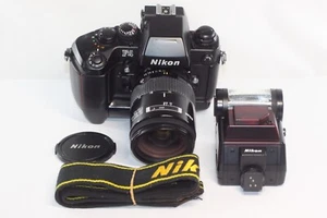 Nikon F4S DP-20 MB-21 Film Camera + AF Nikkor 28-85mm F/3.5-4.5 + SB-20 Flash - Picture 1 of 19