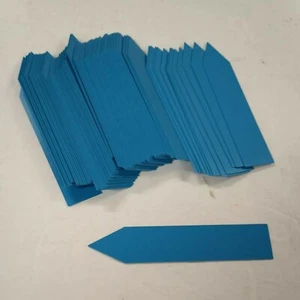 100Pcs Baby Blue Garden Marker For Flowers and Veggies Waterproof Shatterproof - Picture 1 of 3
