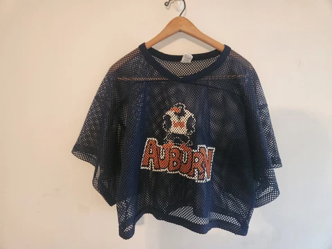 Vintage Rare Auburn Tigers War Eagle Practice Football Jersey L  XL 42 - 48 Bike Cover