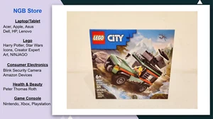 LEGO City Off-Road 4x4 Mountain Truck Konstruktionsspielzeug 60447 - Bild 1 von 9