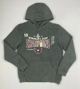 Youth Stanley Cup Champions 2018 Sweatshirt NEW BJ - Picture 1 of 2