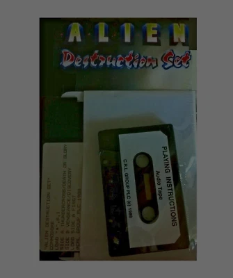 Alien Destruction Set by CRL for Commodore 64 - NEW / SEALED OEM - Image 1 of 3