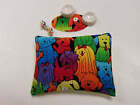 1:12 Dog Bed Set - Neon Colorful Dogs BB CER135-C