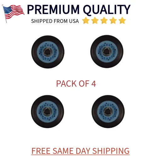 Nuevo rodillo de tambor OEM WE01X32497 para secadora GE paquete de 4 Foto 1 de 1