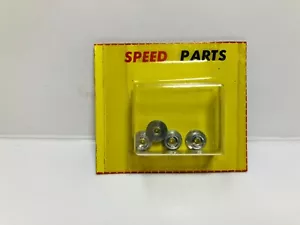 AURORA T-JET ~ MOLTO RARO ~ SPEED PARTS ~ RUOTE IN ALLUMINIO MASSICCIO ~ 1 SET DI 4 NUOVI - Foto 1 di 3