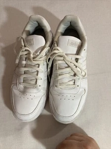 Adidas Hoops 2.0 klassischer Damen-Halbschuh Größe 8 weiß Leder Turnschuhe B42096 - Bild 1 von 13