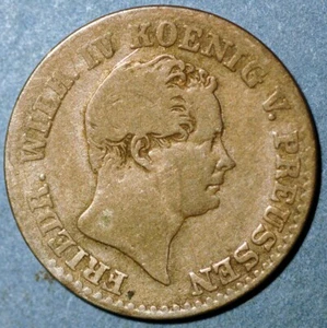 German States 2 1/2 Silber Groschen 1843 Friedrich Wilhelm IV KM# 444 - Picture 1 of 2