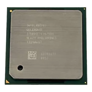 INTEL Celeron 2.5 GHz 2500 CPU 400MHz 128KB L2 Socket 478 SL6ZY - Picture 1 of 1