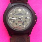 Vintage Timex Expedition Indiglo Wr 50M Date/ Light Up Dial Leather Band Watch