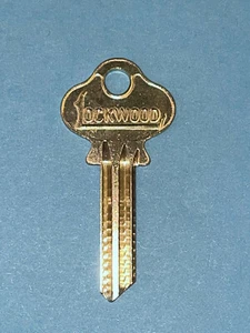 Llavero en blanco Lockwood original vintage, Ilco #1004AXM, NUEVO DE LOTE ANTIGUO - Imagen 1 de 2